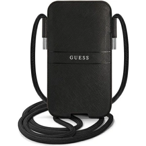 Wholesale Guess GUPHLPSASBBK 6,7 inch black Saffiano Strap - GUE1524BLK - {ean13} - Hurt