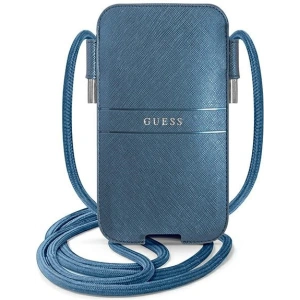 Wholesale Guess GUPHLPSASBBL 6,7 inch blue Saffiano Strap - GUE1525BLU - {ean13} - Hurt