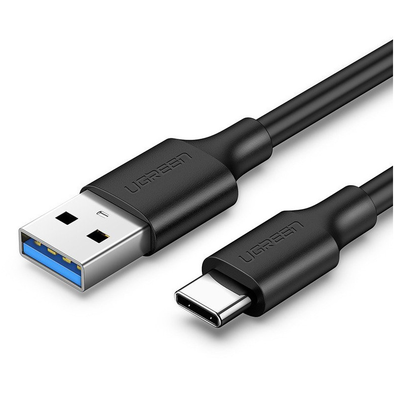 Ugreen Distributor - 6957303828845 - UGR1176BLK - Cable USB to USB-C 3.0 UGREEN US184, 2m (black) - B2B homescreen