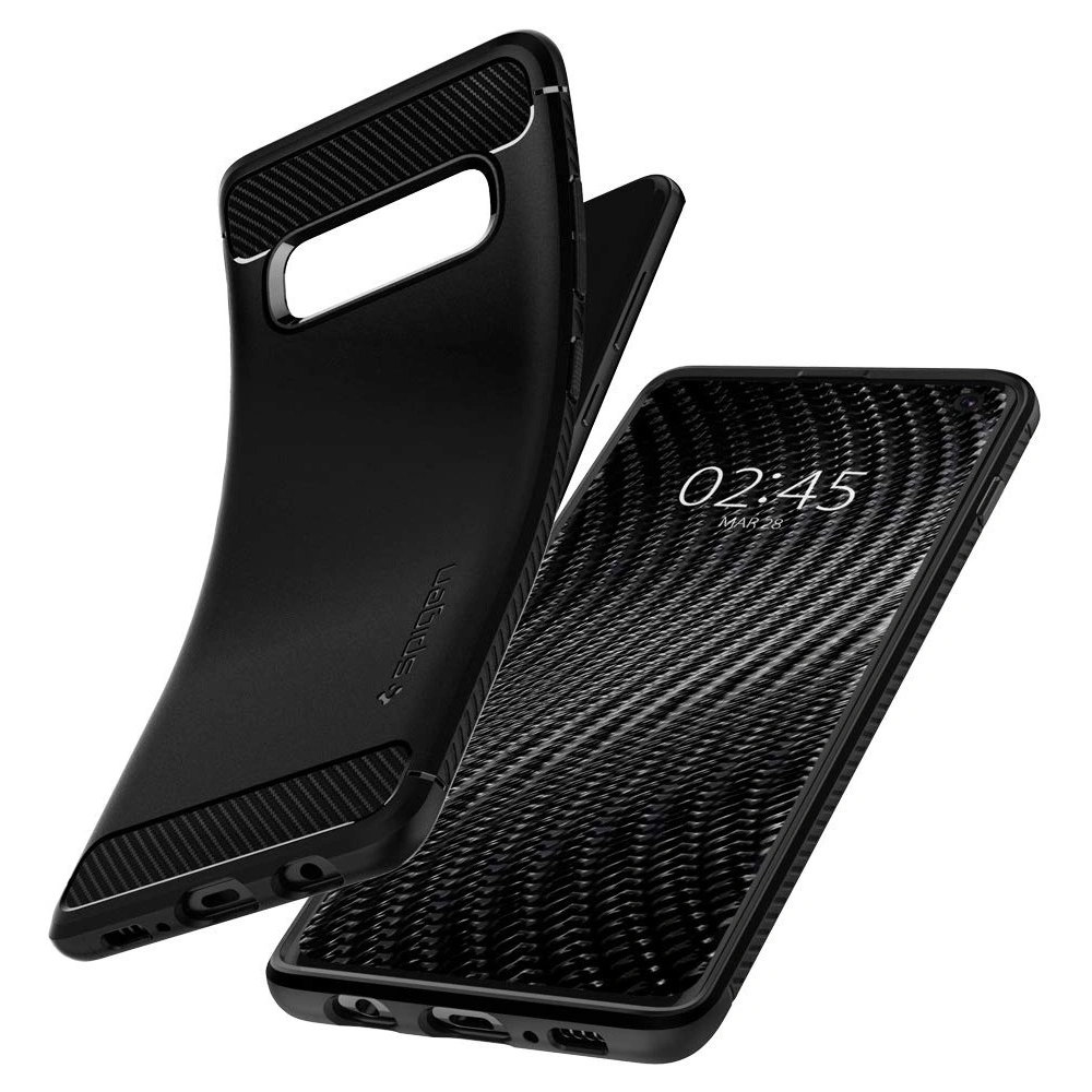 Hurtownia GSM - Spigen Samsung Carcasă Rugged Armor Galaxy S10 negru mat - SPN245BLK - {ean13} - Hurt