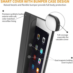 Hurtownia GSM - Etui Tech-Protect Smartcase Apple iPad 9.7 2017/2018 (5. a 6. generace) Černá - THP770BLK - {ean13} - Hurt