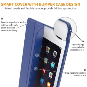 Wholesale Tech-Protect Smartcase Apple iPad Air 9.7 2014 2 Gen Navy Blue - THP772BLK - {ean13} - Hurt