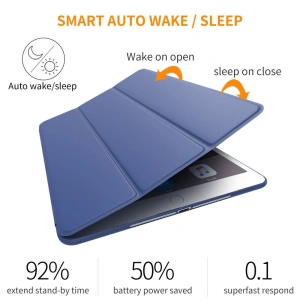 Wholesale Tech-Protect Smartcase Apple iPad Air 9.7 2014 2 Gen Navy Blue - THP772BLK - {ean13} - Hurt