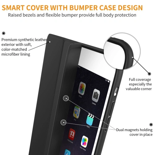 Etui Tech-Protect Smartcase Apple iPad mini 7.9 2012/2013/2014 (1., 2. i 3. generacji) Black