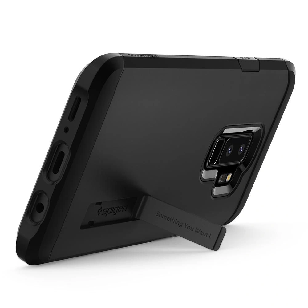 Hurtownia GSM - Etui Spigen Tough Armor Samsung Galaxy S9+ Plus černé - SPN2020BLK - {ean13} - Hurt
