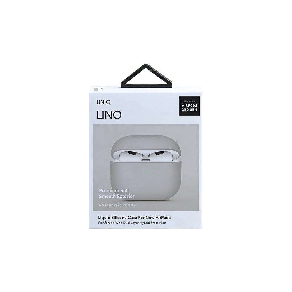 Hurtownia GSM - Etui UNIQ Lino Apple AirPods 3 silikonové béžové - UNIQ534BEI - {ean13} - Hurt