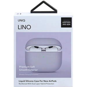 Hurtownia GSM - Apple UNIQ Lino Case AirPods 3 Silikon lavendel/lavendel - UNIQ535LAV - {ean13} - Hurt