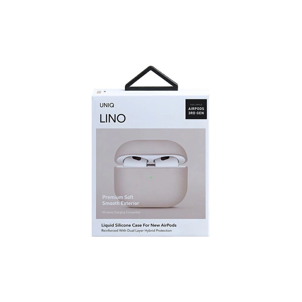 Hurtownia GSM - Etui UNIQ Lino Apple AirPods 3 silikonové růžové/blush pink - UNIQ536PNK - {ean13} - Hurt