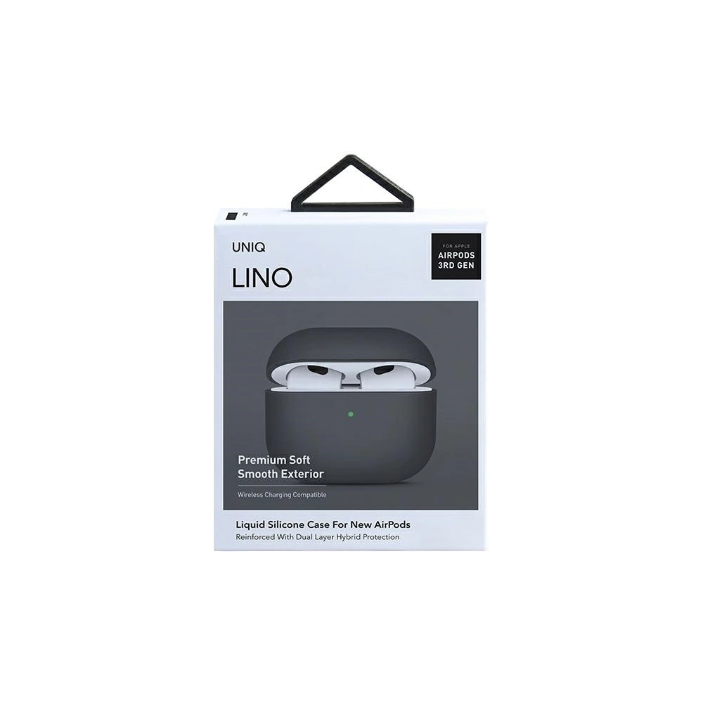 Wholesale UNIQ Lino Apple AirPods 3 Silicone ash grey - UNIQ537GRY - {ean13} - Hurt