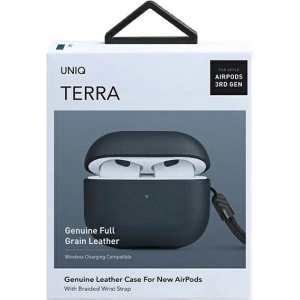 Hurtownia GSM - Etui UNIQ Terra Apple AirPods 3 Genuine Leather niebieski/nautical blue - UNIQ541BLU - {ean13} - Hurt