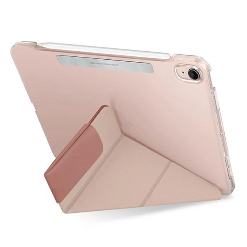 Etui UNIQ Camden Apple iPad mini 2021 (6. generacji) / iPad mini 8.3" 2024 (7. generacji) różowy/peony pink Antimicrobial