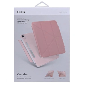 Hurtownia GSM - Etui UNIQ Camden Apple iPad mini 2021 (6. generációs) / iPad mini 8.3" 2024 7gen rózsaszín/peónia rózsaszín Antimikrobiális - UNIQ543PNK - {ean13} - Hurt