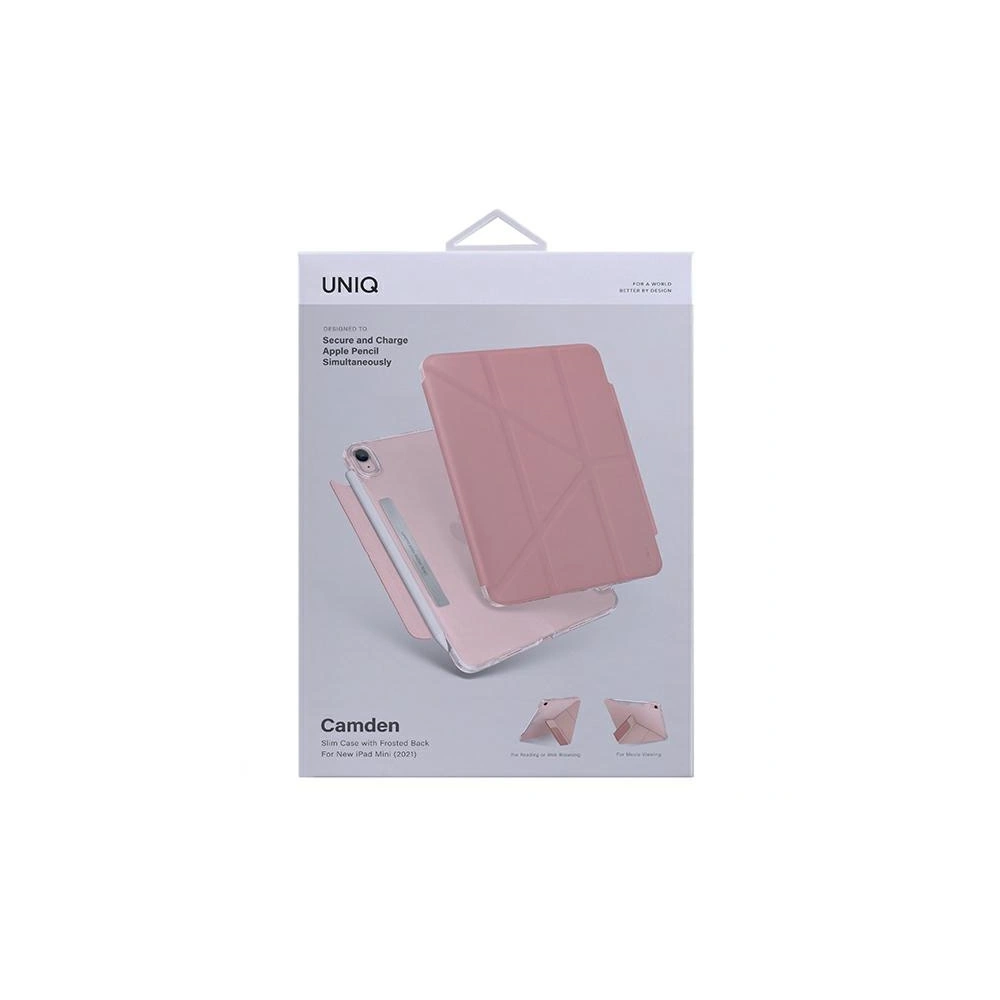 Hurtownia GSM - Etui UNIQ Camden Apple iPad mini 2021 (6. generacji) / iPad mini 8.3" 2024 (7. generacji) różowy/peony pink Antimicrobial - UNIQ543PNK - {ean13} - Hurt