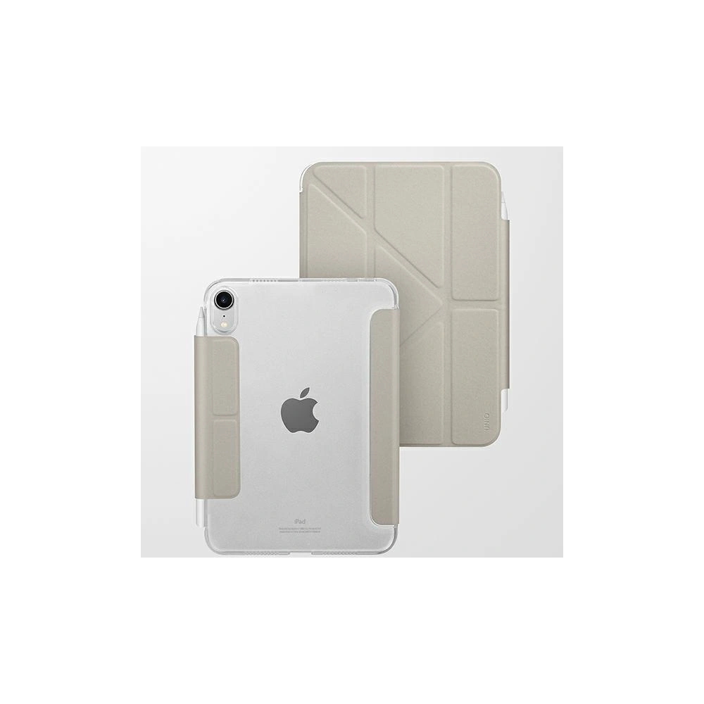 Hurtownia GSM - Etui UNIQ Camden Apple iPad mini 2021 (6. generacji) szary/fossil grey Antimicrobial - UNIQ544GRY - {ean13} - Hurt