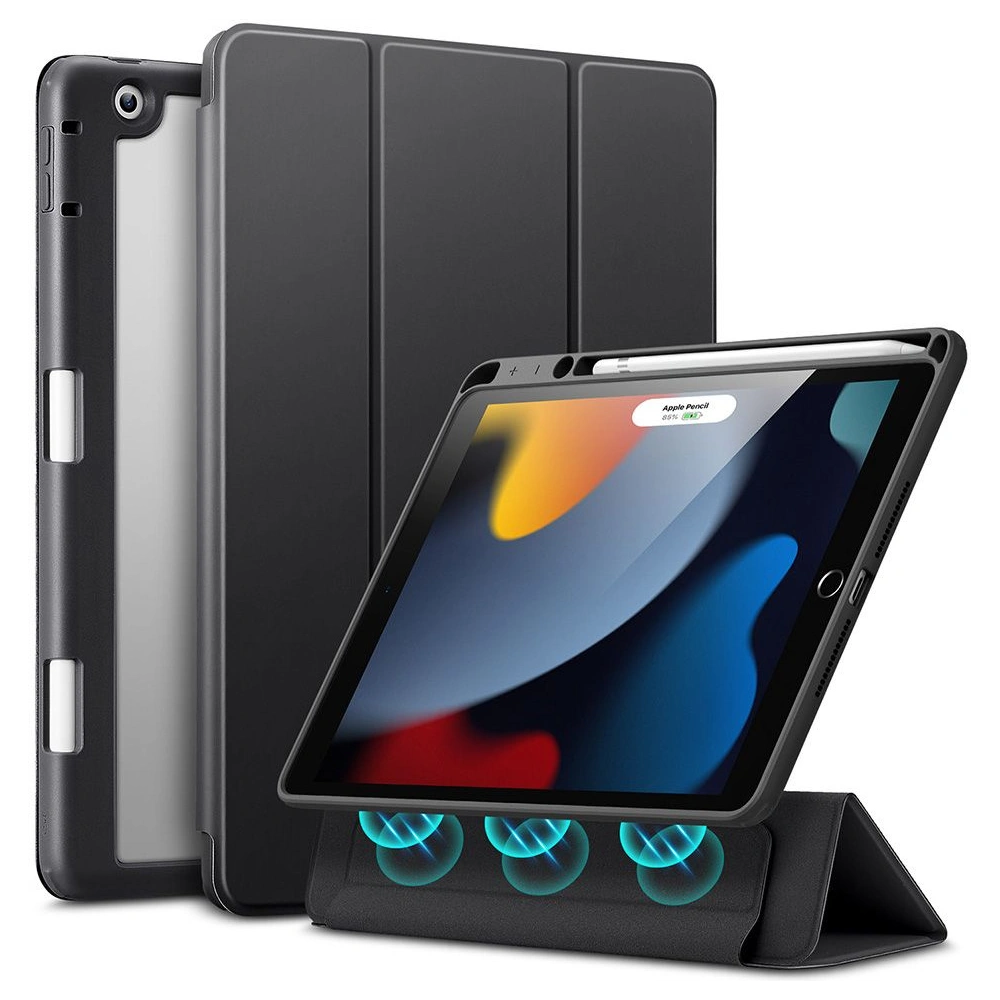 Hurtownia GSM - Etui ESR Rebound Hybrid Apple iPad 10.2 2019/2020/2021 (7., 8. a 9. generace) Černá - ESR440BLK - {ean13} - Hurt
