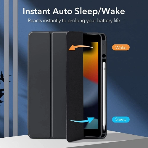 Etui ESR Rebound Hybrid Apple iPad 10.2 2019/2020/2021 (7., 8. i 9 generacji) Black