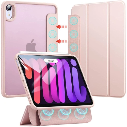Etui ESR Rebound Hybrid Apple iPad mini 2021 (6. generacji) / iPad mini 8.3" 2024 (7. generacji) Frosted Pink