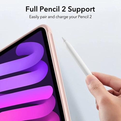 Etui ESR Rebound Hybrid Apple iPad mini 2021 (6. generacji) / iPad mini 8.3" 2024 (7. generacji) Frosted Pink