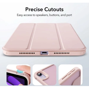 Hurtownia GSM - Etui ESR Rebound Hybrid Apple iPad mini 2021 (6. generációs) / iPad mini 8.3" 2024 7gen Frosted Pink - ESR441PNK - {ean13} - Hurt