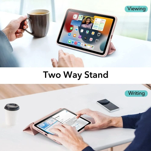 Etui ESR Rebound Hybrid Apple iPad mini 2021 (6. generacji) / iPad mini 8.3" 2024 (7. generacji) Frosted Pink