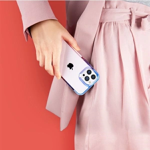 Etui UNIQ Combat Duo Apple iPhone 13 Pro Max niebiesko-różowy/blue-pink