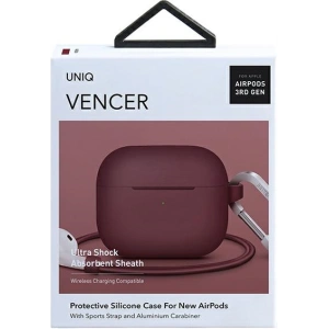 Hurtownia GSM - Apple UNIQ Vencer Case AirPods 3 Silikon kastanienbraun/burgund kastanienbraun - UNIQ556BURMAR - {ean13} - Hurt