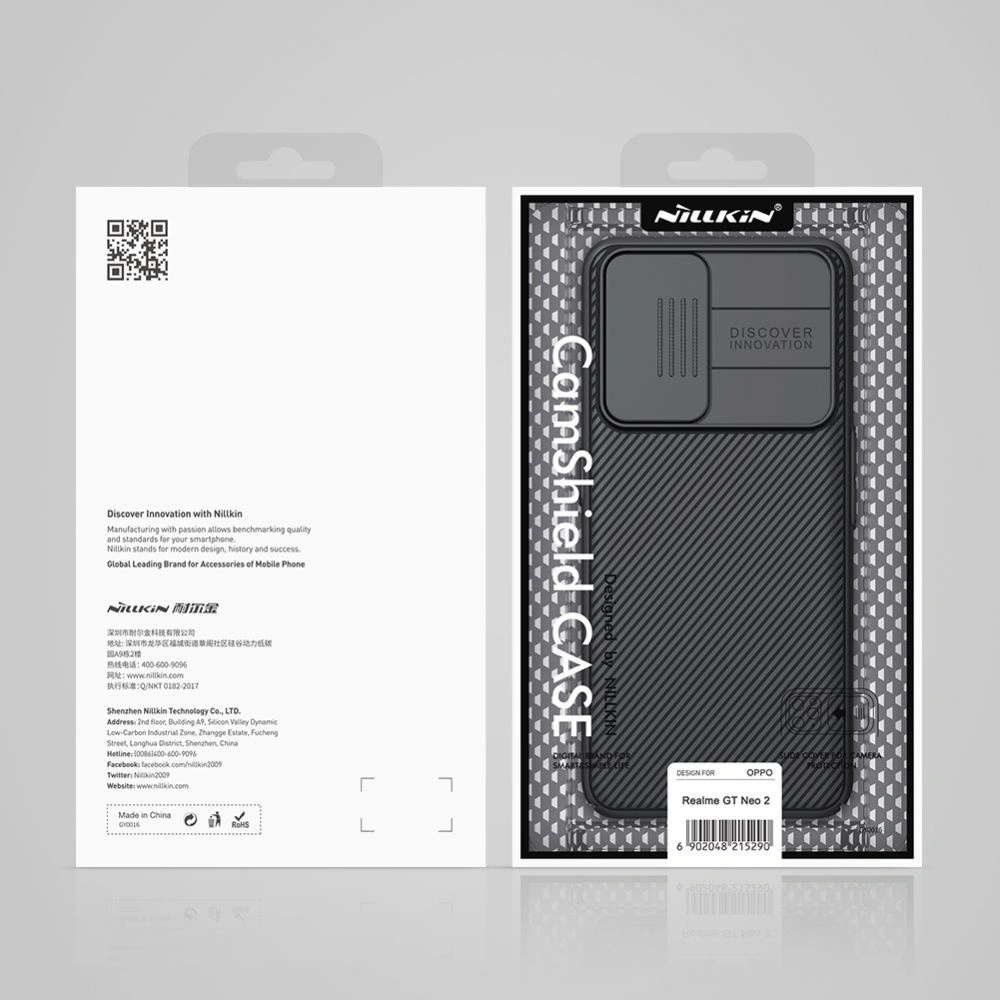 Hurtownia GSM - Etui Nillkin Camshield Realme GT Neo 2 Black - NLK036BLK - {ean13} - Hurt