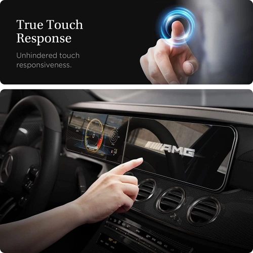 Szkło hartowane Spigen GLAS.tR ez Fit Mercedes E-Class 2020/2021