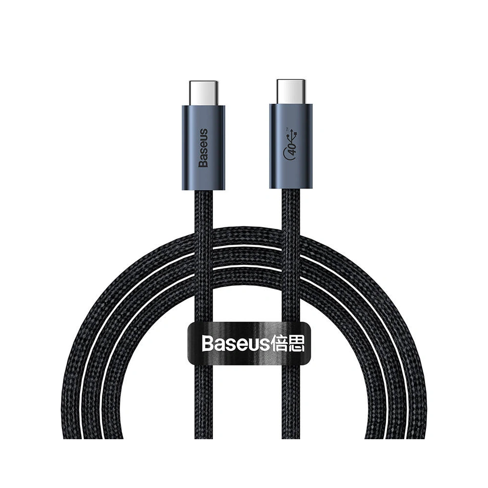 Wholesale Baseus Flash Series Cable USB-C to USB-C, USB 4, 100W, 1m (black) - BSU2922BLK - {ean13} - Hurt