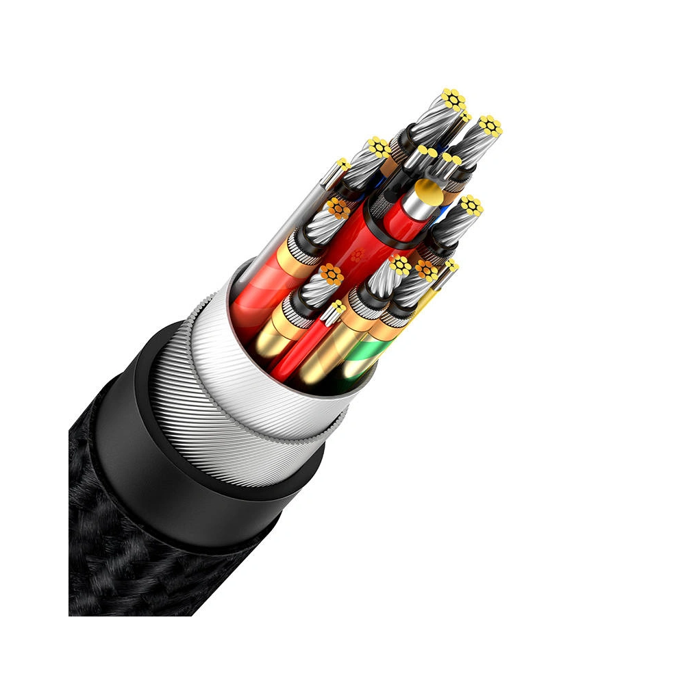 Hurtownia GSM - Kabel USB-C do USB-C Baseus Flash Series, USB 4, 100W, 1m (czarny) - BSU2922BLK - {ean13} - Hurt