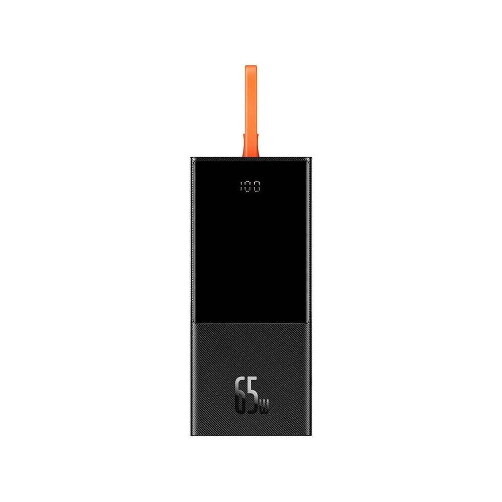 Hurtownia GSM - PowerBank Baseus Elf 20000mAh, PD, 2xUSB, USB-C + kabel USB-C 65W (czarny) - BSU2923BLK - {ean13} - Hurt