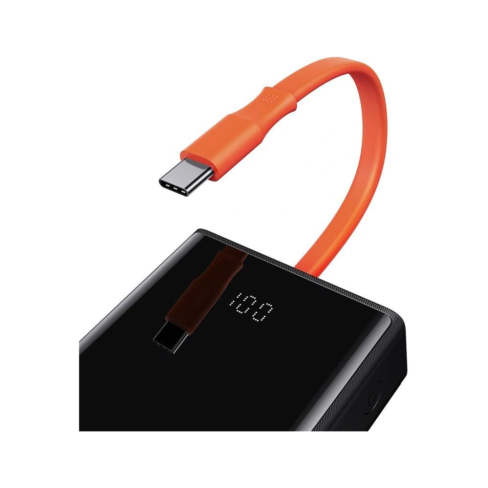 Hurtownia GSM - PowerBank Baseus Elf 20000mAh, PD, 2xUSB, USB-C + kabel USB-C 65W (czarny) - BSU2923BLK - {ean13} - Hurt