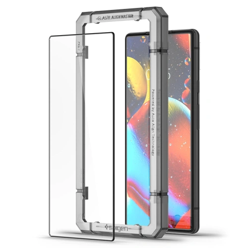 Szkło hartowane Spigen GLAS.tR Slim AlignMaster Google Pixel 6 Black