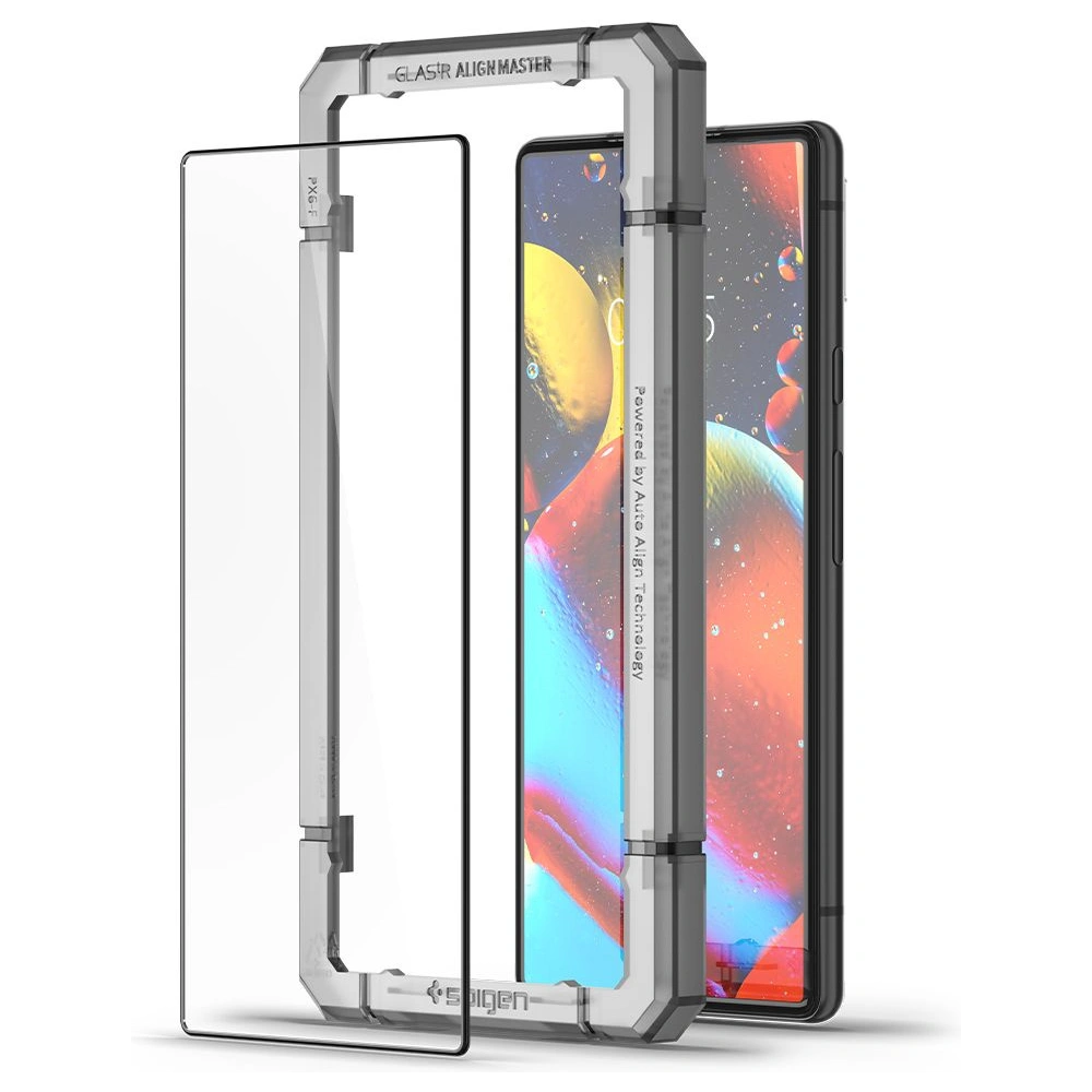 Hurtownia GSM - Tvrzené sklo Spigen GLAS.tR Slim AlignMaster Google Pixel 6 černé - SPN2026BLK - {ean13} - Hurt