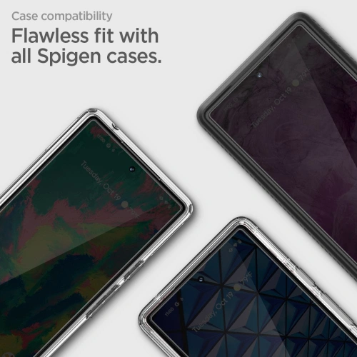 Szkło hartowane Spigen GLAS.tR Slim AlignMaster Google Pixel 6 Black