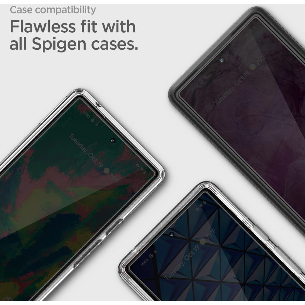 Hurtownia GSM - Tvrzené sklo Spigen GLAS.tR Slim AlignMaster Google Pixel 6 černé - SPN2026BLK - {ean13} - Hurt