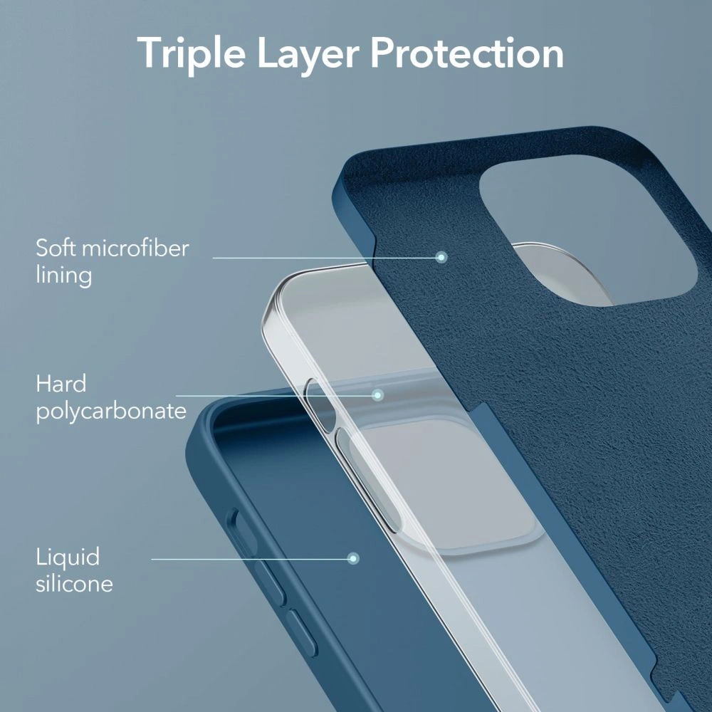 Hurtownia GSM - Etui ESR Cloud Soft Apple iPhone 13 Modrá - ESR447BLU - {ean13} - Hurt