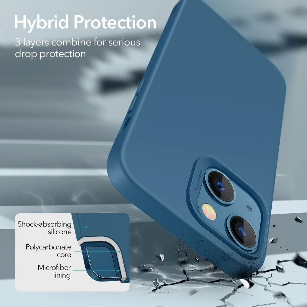 Hurtownia GSM - Etui ESR Cloud Soft Apple iPhone 13 Modrá - ESR447BLU - {ean13} - Hurt