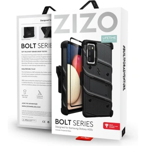 Hurtownia GSM - Etui ZIZO BOLT Series Samsung Galaxy A02S + sklo (černé) - ZIZ090BLK - {ean13} - Hurt
