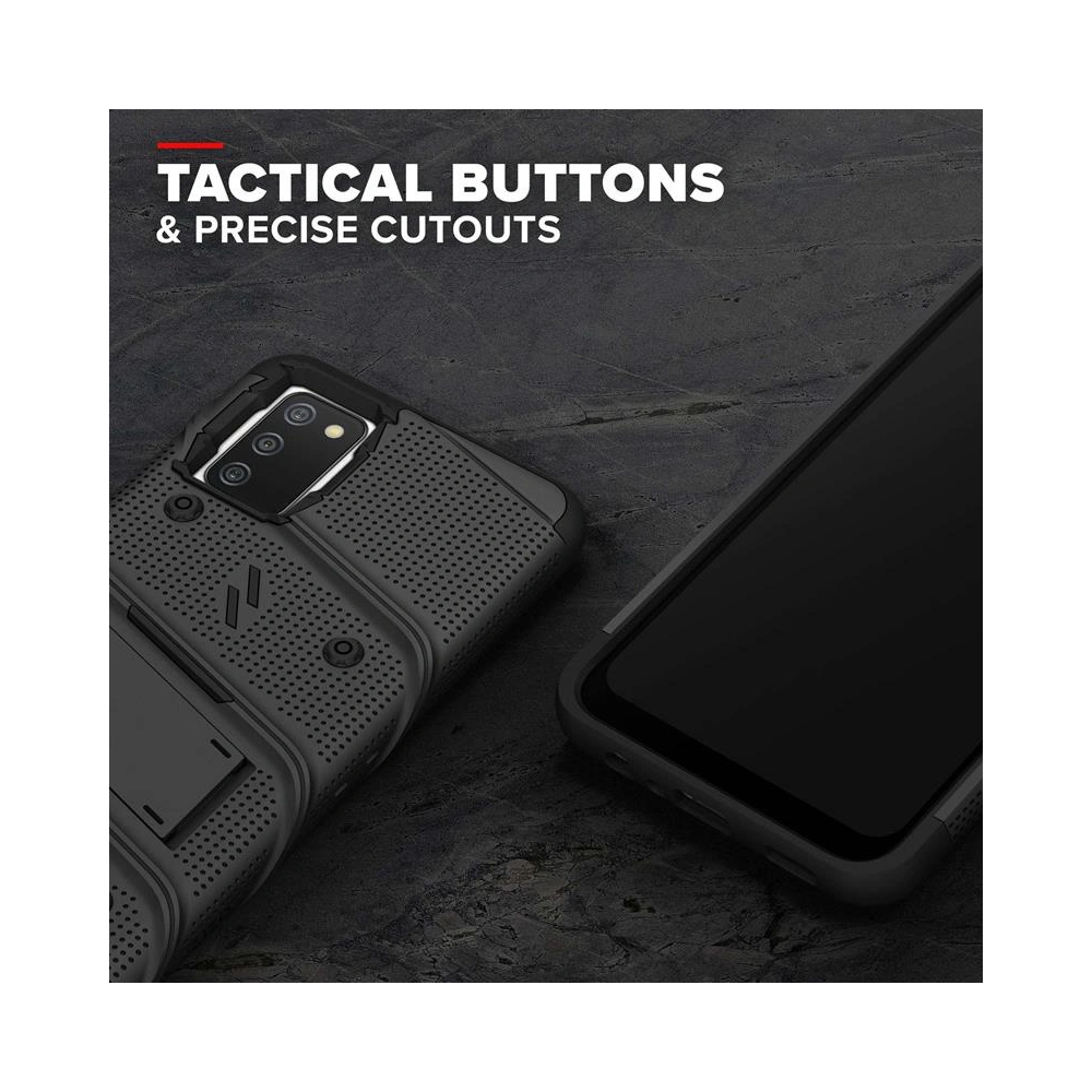 Hurtownia GSM - Etui ZIZO BOLT Series Samsung Galaxy A02S + sklo (černé) - ZIZ090BLK - {ean13} - Hurt