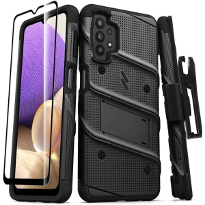 Hurtownia GSM - Etui ZIZO BOLT Series Samsung Galaxy A32 5G + szkło (czarny) - ZIZ091BLK - {ean13} - Hurt