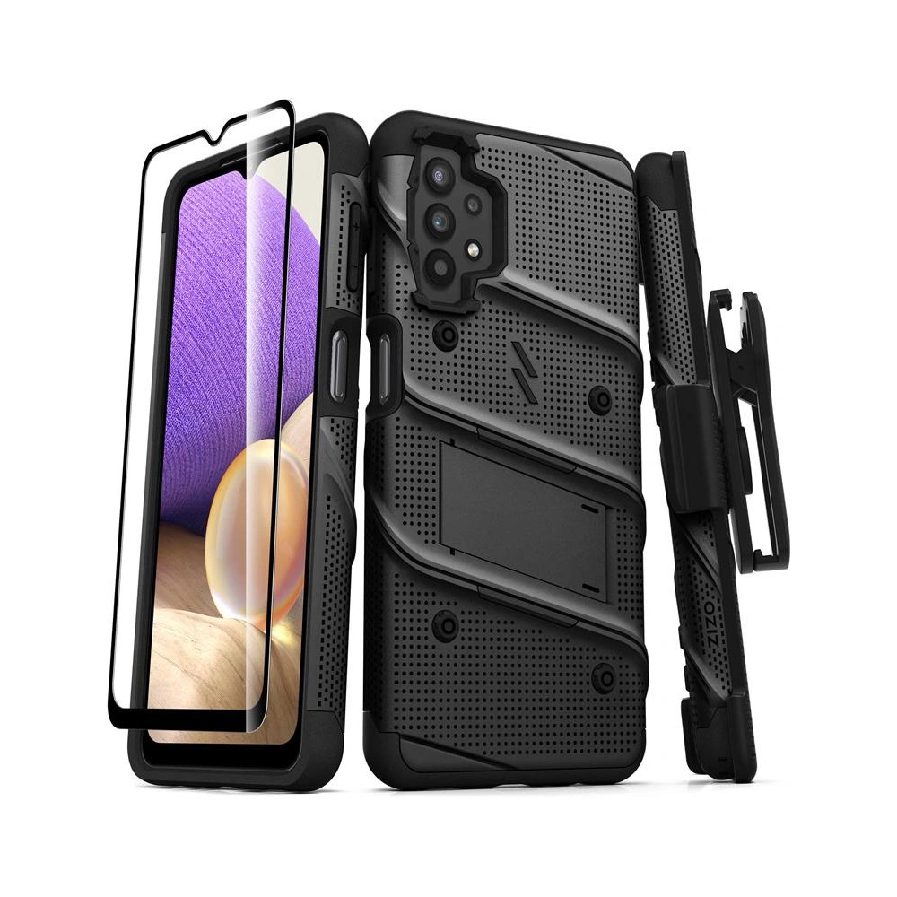 Hurtownia GSM - Etui ZIZO BOLT Series Samsung Galaxy A32 5G + sklo (černé) - ZIZ091BLK - {ean13} - Hurt