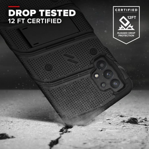 Etui ZIZO BOLT Series Samsung Galaxy A32 5G + szkło (czarny)