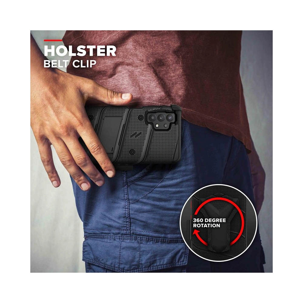 Hurtownia GSM - Etui ZIZO BOLT Series Samsung Galaxy A32 5G + sklo (černé) - ZIZ091BLK - {ean13} - Hurt