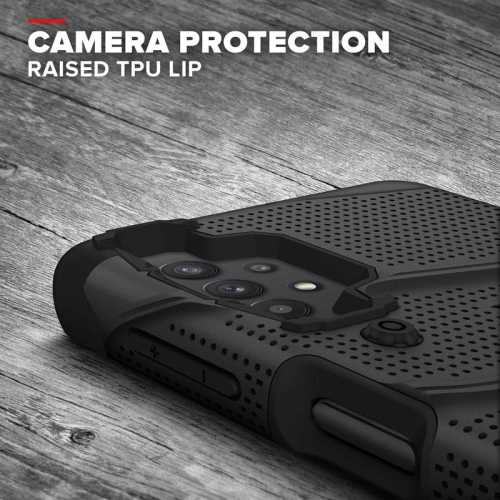 Etui ZIZO BOLT Series Samsung Galaxy A32 5G + szkło (czarny)