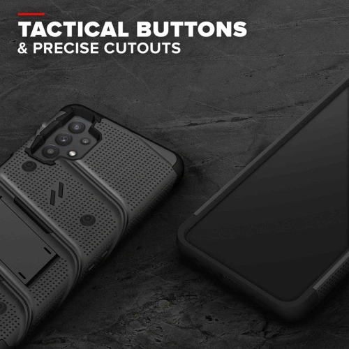 Etui ZIZO BOLT Series Samsung Galaxy A32 5G + szkło (czarny)