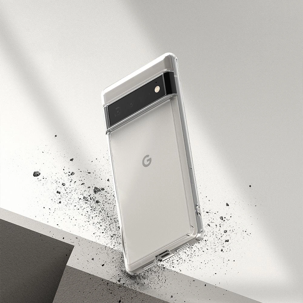 Hurtownia GSM - Etui Ringke Fusion Google Pixel 6 Pro Matně Čiré - RGK1503MCL - {ean13} - Hurt