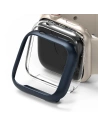 Case cover Ringke Slim Apple Watch 4/5/6/7/SE/8/9 40/41mm Clear + Metallic Blue [2 PACK]