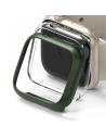 Etui nakládka Ringke Slim Apple Watch 4/5/6/7/SE/8/9 40/41mm Čirý + Tmavě zelený [2 PACK]