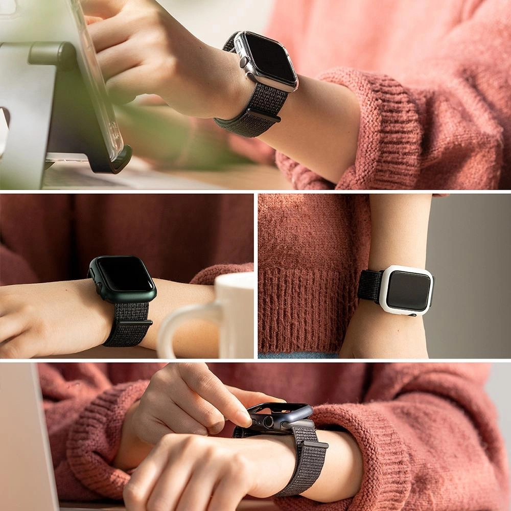 Wholesale Case cover Ringke Slim Apple Watch 4/5/6/7/8/9/SE 44/45mm Clear + White [2 PACK] - RGK1525CLWHT - {ean13} - Hurt